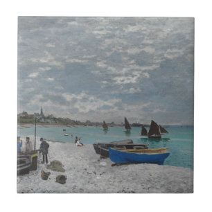 Azulejo Claude Monet Sky Nubes Naves Mar Océano