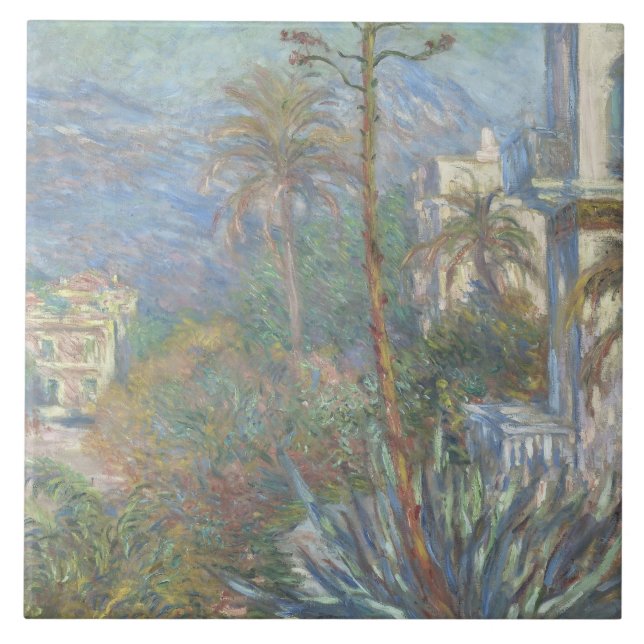 Azulejo Claude Monet - Villas de Bordighera (Frente)
