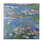 Azulejo Claude Monet // Water Lilies<br><div class="desc">Water Lilies es una serie de aproximadamente 250 pinturas al óleo del impresionista francés Claude Monet (1840-1926). Los cuadros representan el jardín florido de Monet en Giverny y fueron el principal foco de la producción artística de Monet durante los últimos treinta años de su vida.</div>