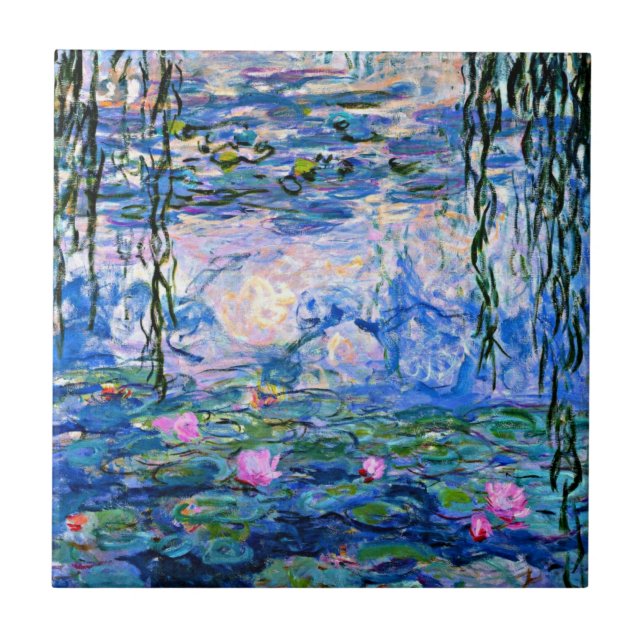 Azulejo Claude Monet - Water Lilies, 1919, (Frente)