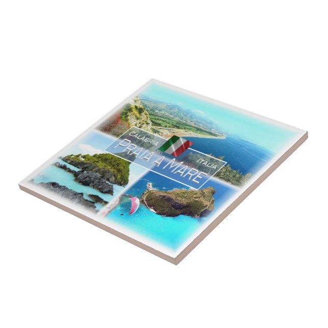 Azulejo CLB005 PRAIA A MARE, Calabria, Italia, (Lado)