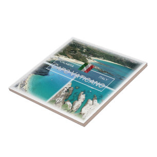 Azulejo CLB016 CAPO VATICANO, Calabria, Italia,