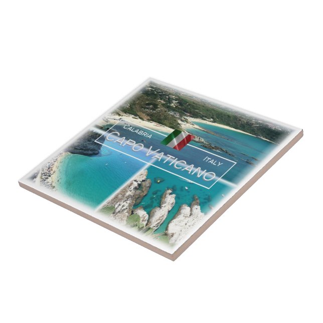 Azulejo CLB016 CAPO VATICANO, Calabria, Italia, (Lado)