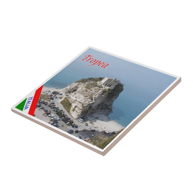 Azulejo CLB019 TROPEA, Calabria, Italia, (Lado)