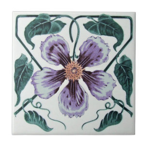 Azulejo Clematis alemán Repro Purple