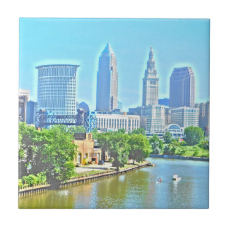 Azulejo Cleveland, mosaico decorativo con efecto de pintur