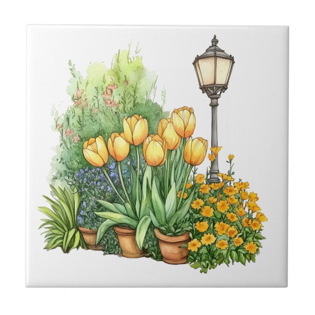 Azulejo Clipart Primavera Italiana (Frente)