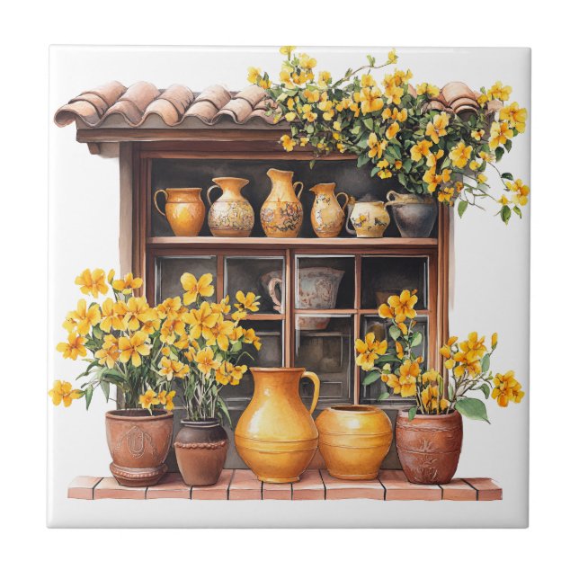 Azulejo Clipart Primavera Italiana (Frente)