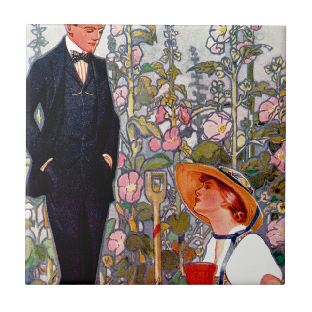 Azulejo Clothesbook Cuarenta: Primavera y Verano 1917 (Frente)