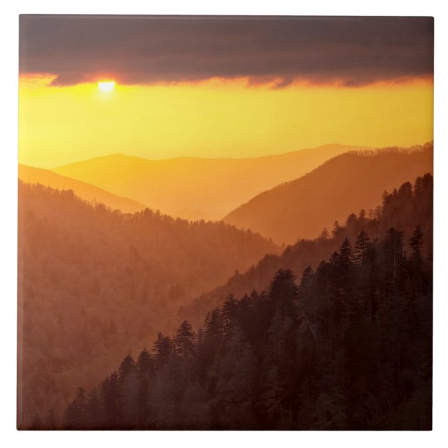 Azulejo Clouds Fills Valley, Tennessee (Frente)