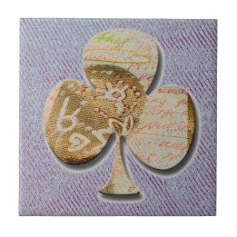 Azulejo Clover de lienzo