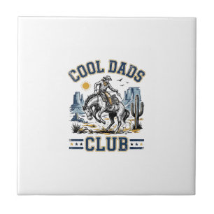 Azulejo Club de Padres Geniales Diseño de Camisa Western d
