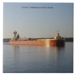 Azulejo Clyde S. VanEnkevort & Erie Trader