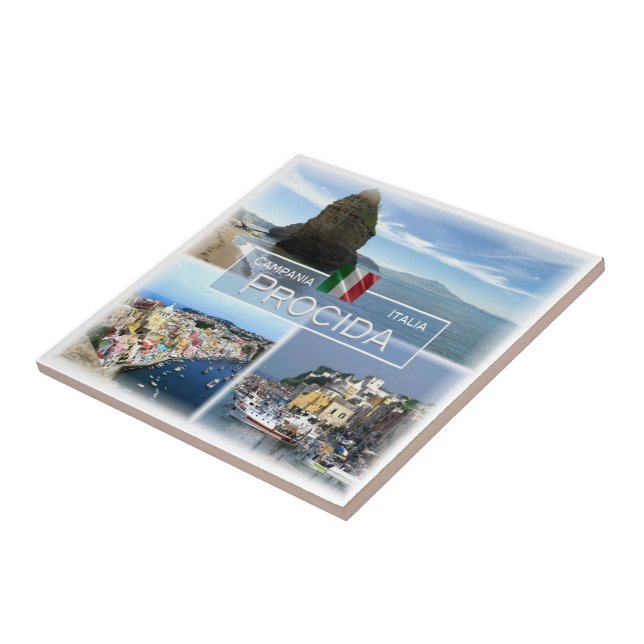 Azulejo CMP015 PROCIDA, Campania, Italia, (Lado)