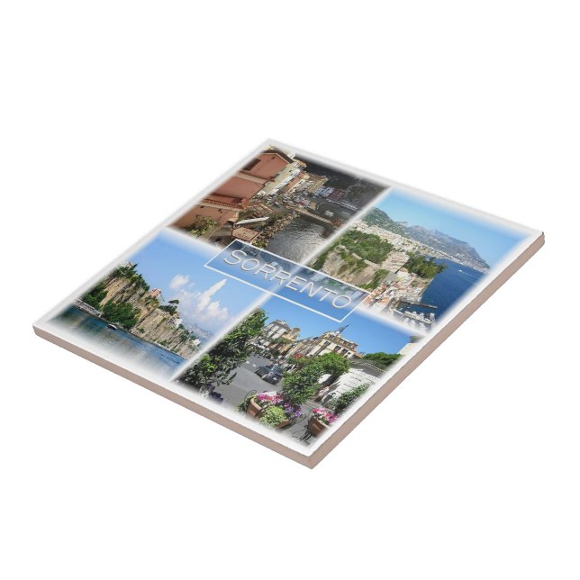 Azulejo CMP032 SORRENTO, COSTA AMALFI, Italia, (Lado)