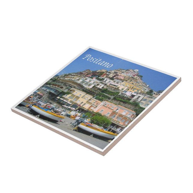 Azulejo CMP041 POSITANO, COSTA AMALFI, Italia, (Lado)