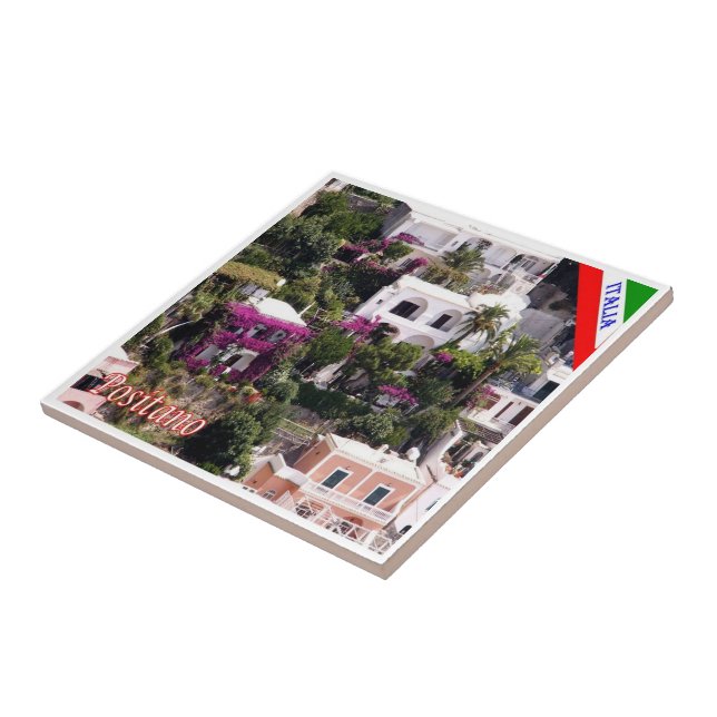 Azulejo CMP043 POSITANO, COSTA AMALFI, Italia, (Lado)