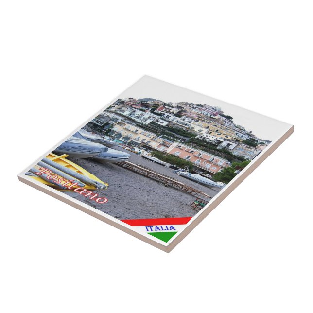 Azulejo CMP044 POSITANO, COSTA AMALFI, Italia, (Lado)