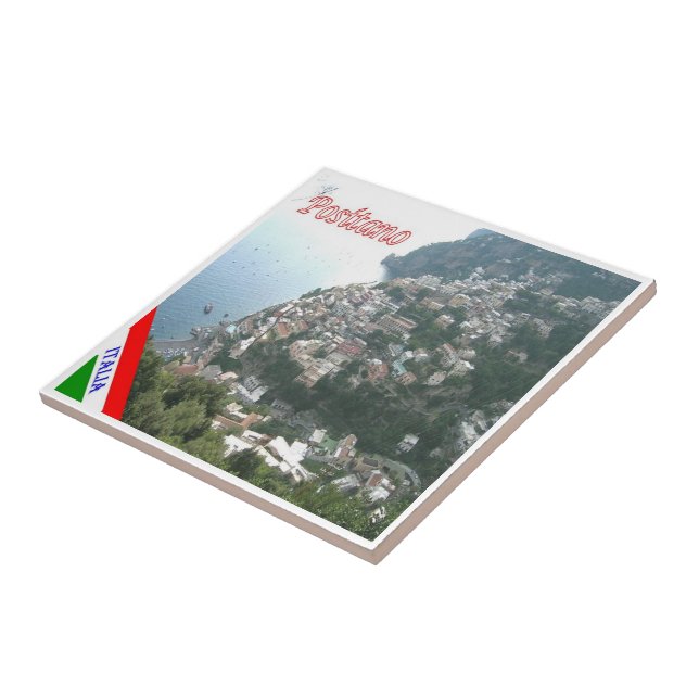 Azulejo CMP045 POSITANO, COSTA AMALFI, Italia, (Lado)