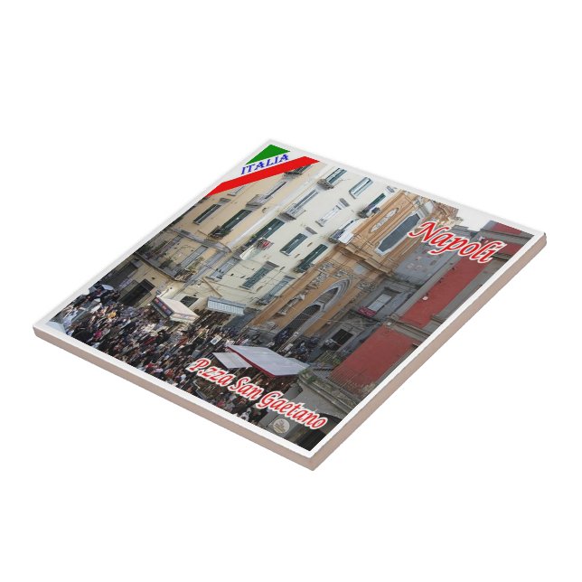 Azulejo CMP050 NAPLES, Plaza San Gaetano, (Lado)