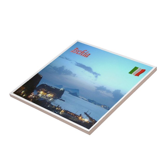 Azulejo CMP056 ISCHIA, Campania, Italia, (Lado)