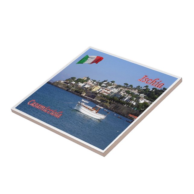 Azulejo CMP087 ISCHIA, Casamicciola, Italia, (Lado)
