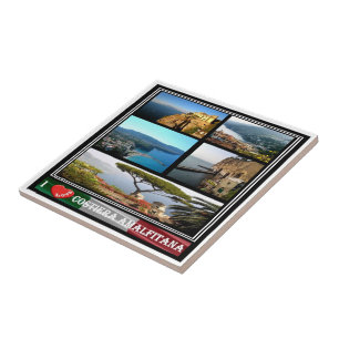 Azulejo CMP092 COSTA AMALFI, I Love, Italia,