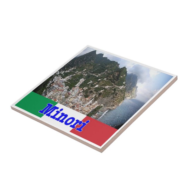 Azulejo CMP104 COSTA AMALFI, MINORI, Italia, (Lado)