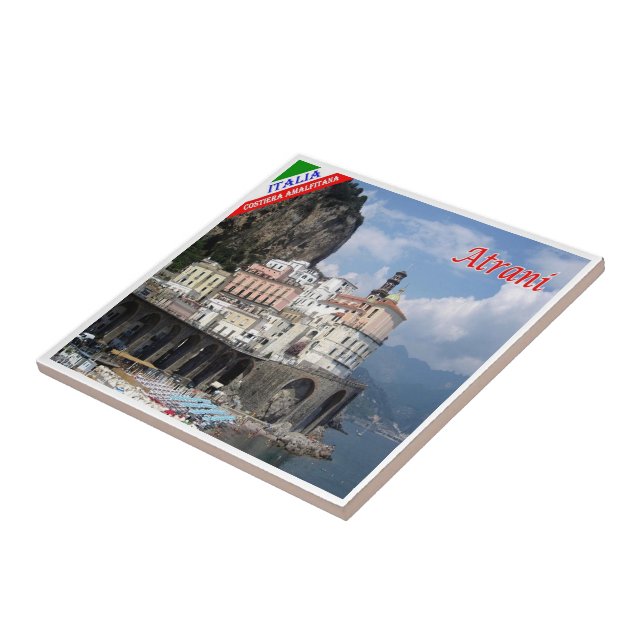 Azulejo CMP113 COSTA AMALFI, ATRANI, Italia, (Lado)