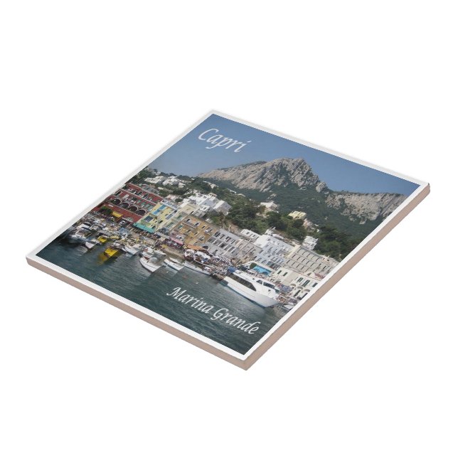 Azulejo CMP121 CAPRI, Puerto Marina Grande, (Lado)