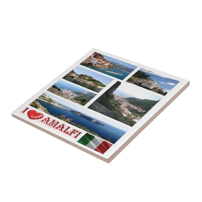 Azulejo CMP132 AMALFI I Love, Italia, (Lado)