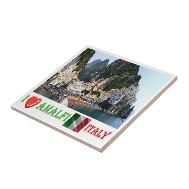 Azulejo CMP136 AMALFI Te Amo, Italia, (Lado)
