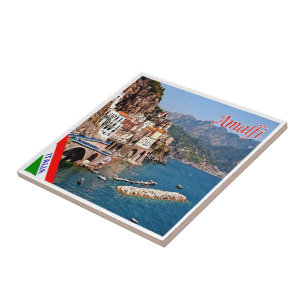 Azulejo CMP139 AMALFI, Panorama, Italia,