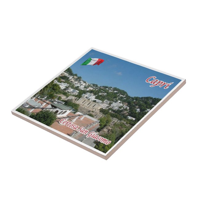 Azulejo CMP146 CAPRI, Certosa di San Giacomo, (Lado)