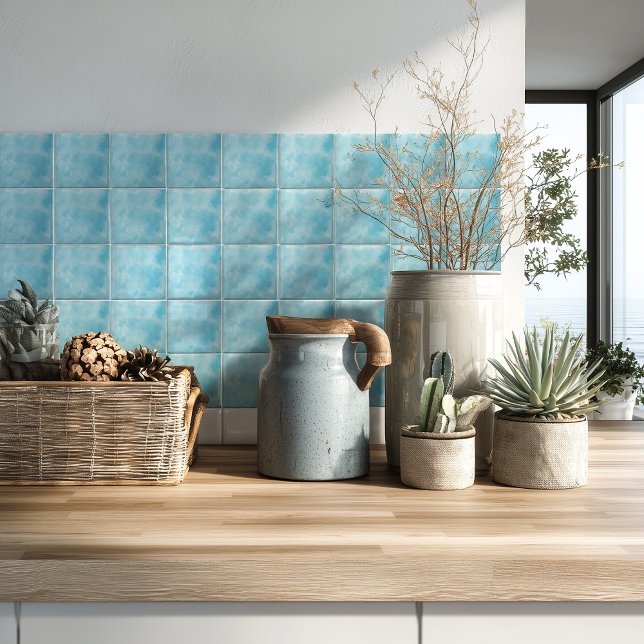 Azulejo Coastal Blue Modern Watercolor  (Subido por el creador)