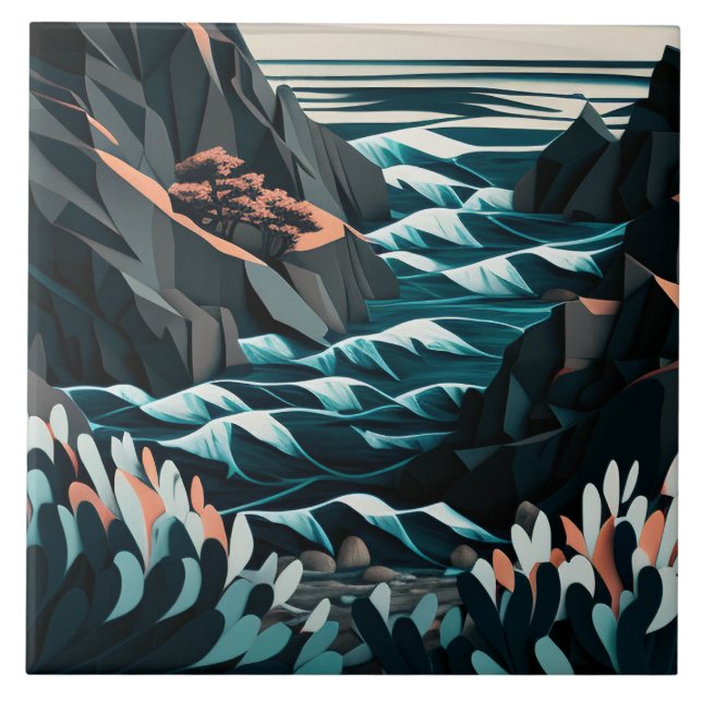 Azulejo Coastal Energy (Frente)