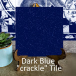 Azulejo Cobalt Dedham Delft<br><div class="desc">Esta baldosa oscura de color azul cobalto o azul crujiente-acristalamiento tiene un aspecto decorador y también coordenadas con mi mural de baldosas de Dedham Blue Rabbit. Disponible en 4 baldosas de 1/4" y 6", este versátil diseño es genial como acento de decoración en casa, como contraportada o para otros usos....</div>