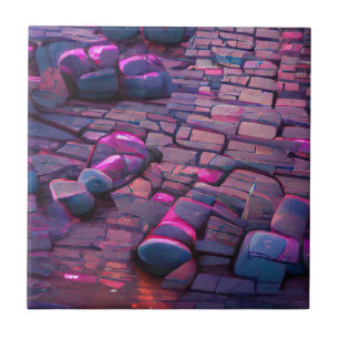 Azulejo Cobblestones colores sintonizonos arte gráfico