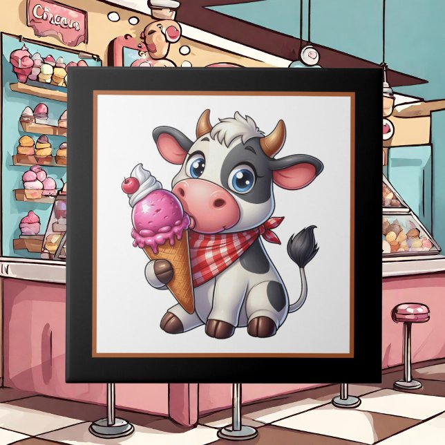 Azulejo Cobertura de la espalda negra de vaca de helado (Subido por el creador)