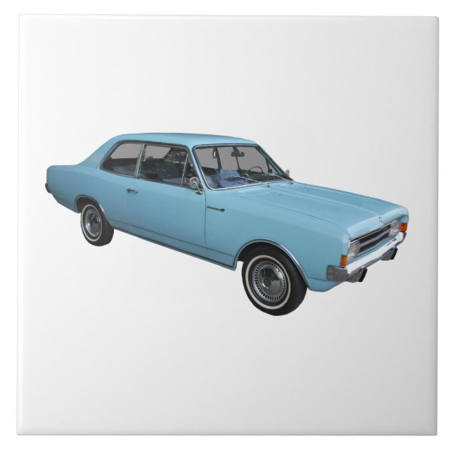 Azulejo Coche antiguo Opel Rekord (Frente)