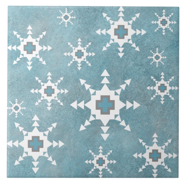 Azulejo Cochitos de Invierno del Sudoeste (Frente)