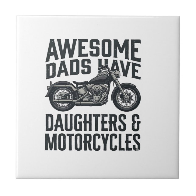 Azulejo Cociente de hijas de papá de motocicleta vector vi (Frente)