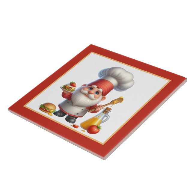 Azulejo Cocina del chef, cocinero, amado (Lado)