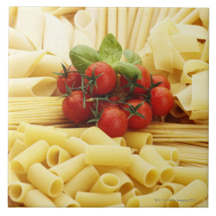 Azulejo Cocina italiana. Pastas y tomates