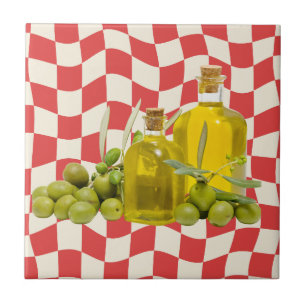 Azulejo Cocina mediterránea de mezcla y partido