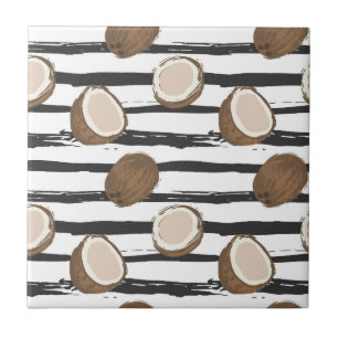 Azulejo Coconutos en el patrón de franjas gruesas