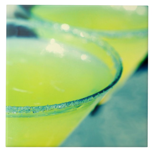 Azulejo Cóctel de la gota de limón (Frente)