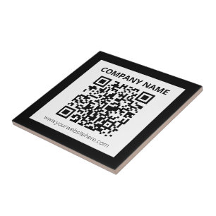 Azulejo Código QR editable y diseño personalizable simple
