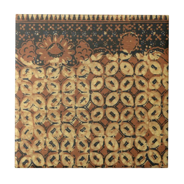 Azulejo Coffee Bean Earthy Boho Rustic (Frente)