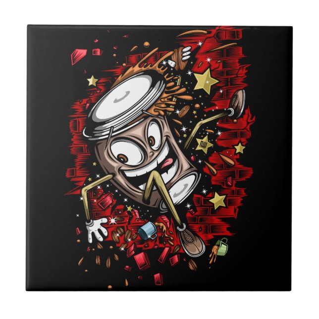 Azulejo Coffee Burst (Frente)